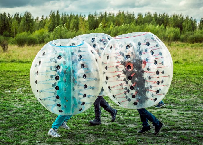 evolution of zorbing