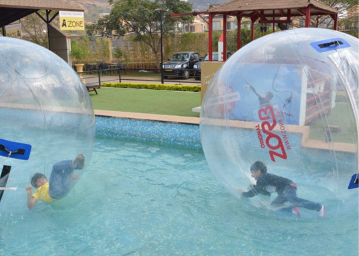 water zorbing 